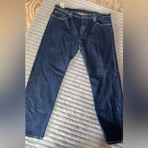 Levi's Dark Blue Straight Jeans